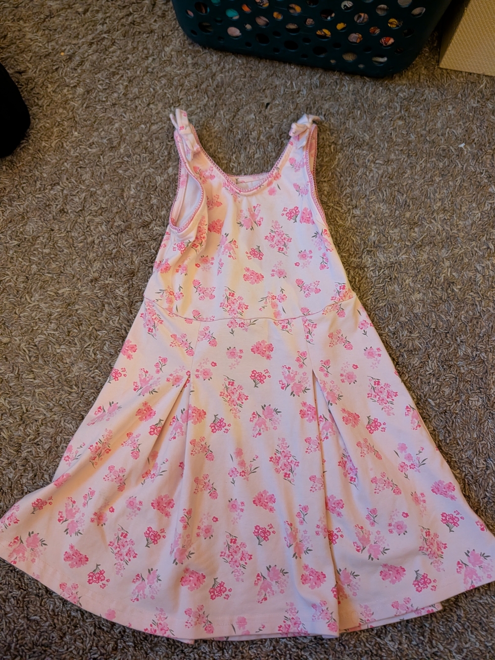 Old Navy Pink Floral Tank Dress for Girls